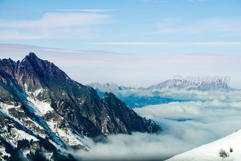 Hohe Tauern, Gro?glockner，欧洲奥地利，冬季